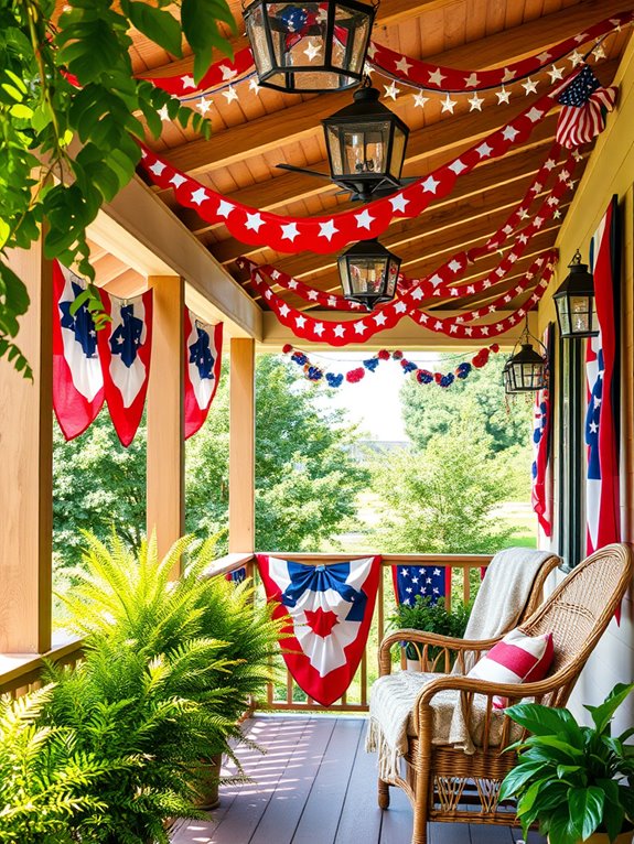 festive national decorations display
