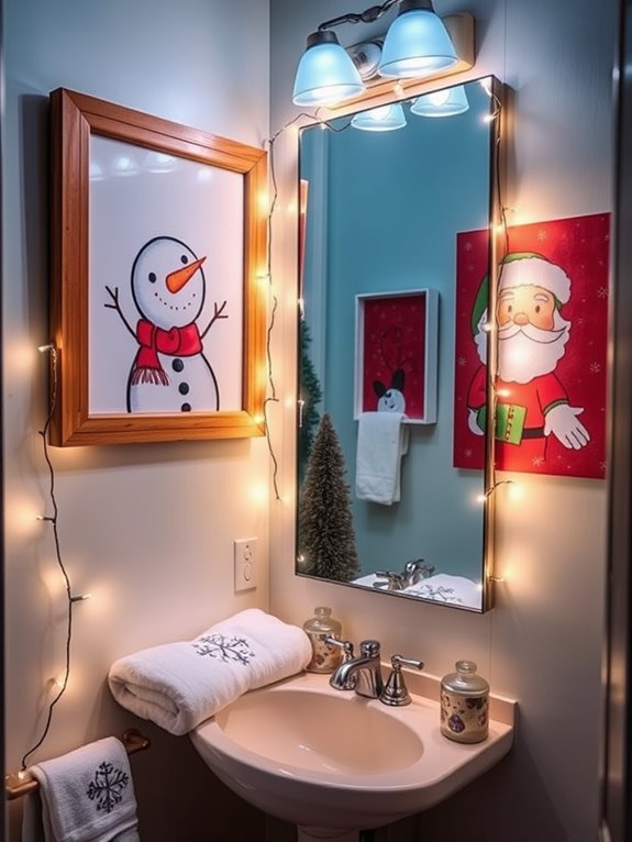 festive winter character art