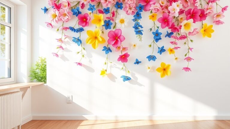 flower wall stickers decor