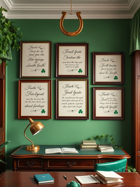 framed quotes on luck