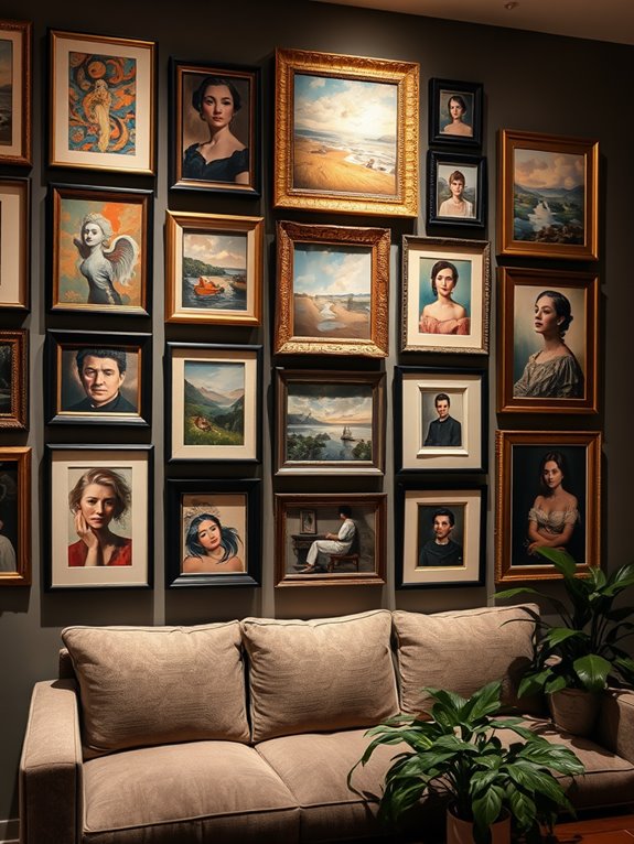 gallery wall personalization ideas