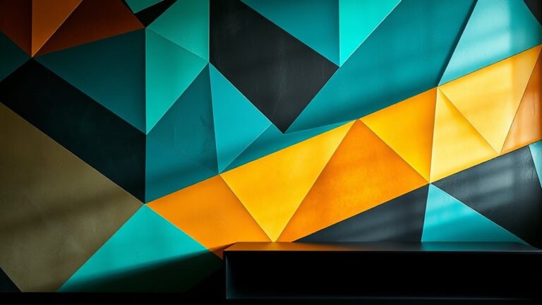 geometric wall design ideas