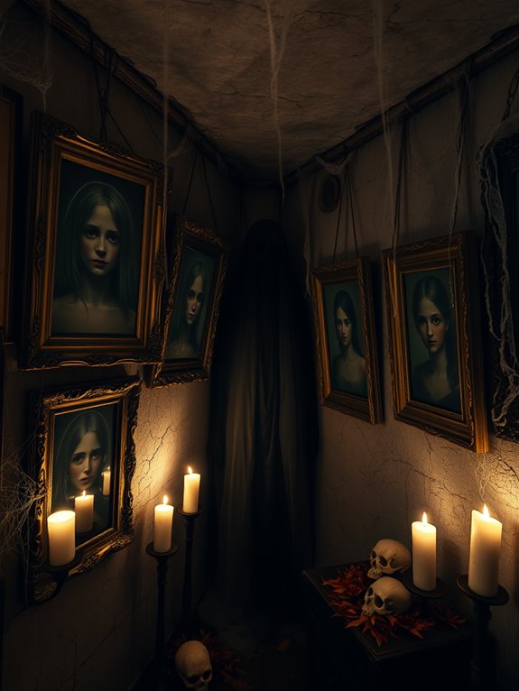 ghostly images in frames