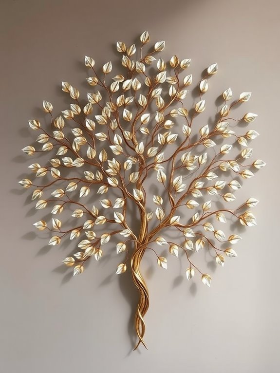 graceful botanical tree illustration
