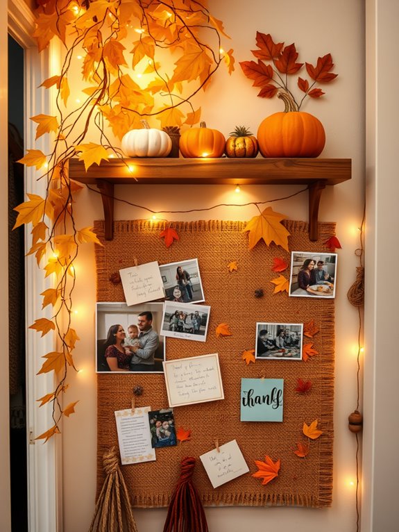 gratitude expression visual board