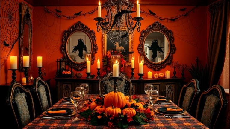 halloween dining room decor