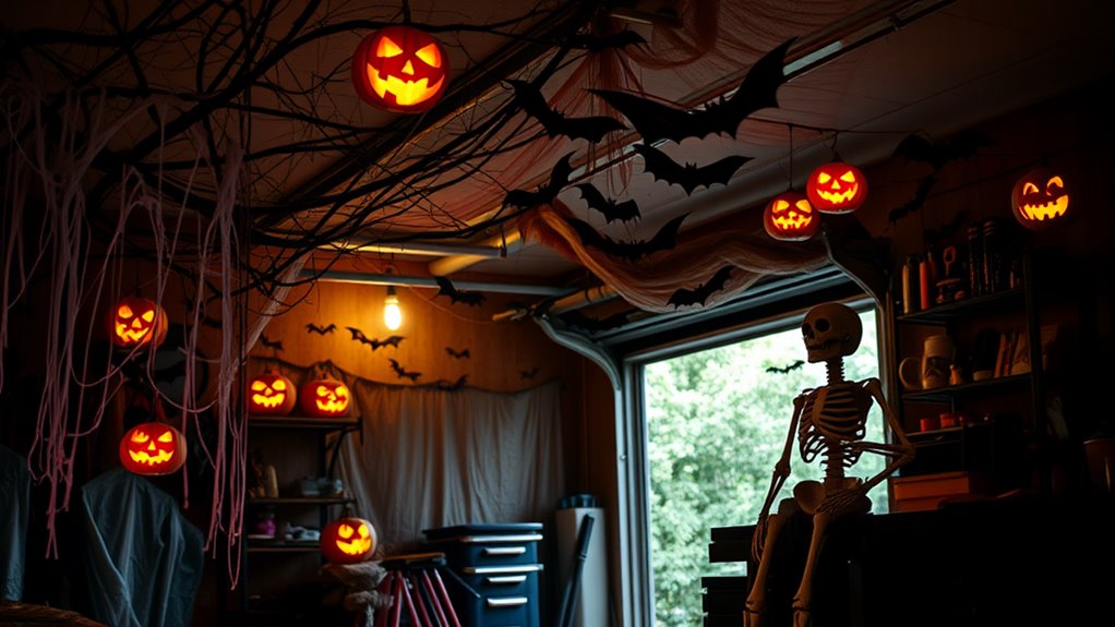 halloween garage wall decor