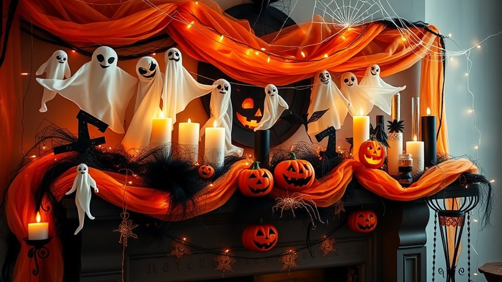 halloween mantel decor ideas