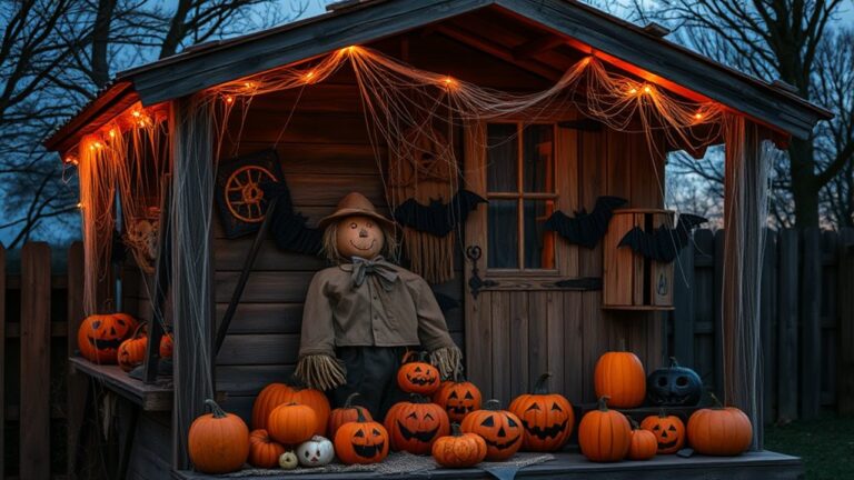 halloween shed wall decor
