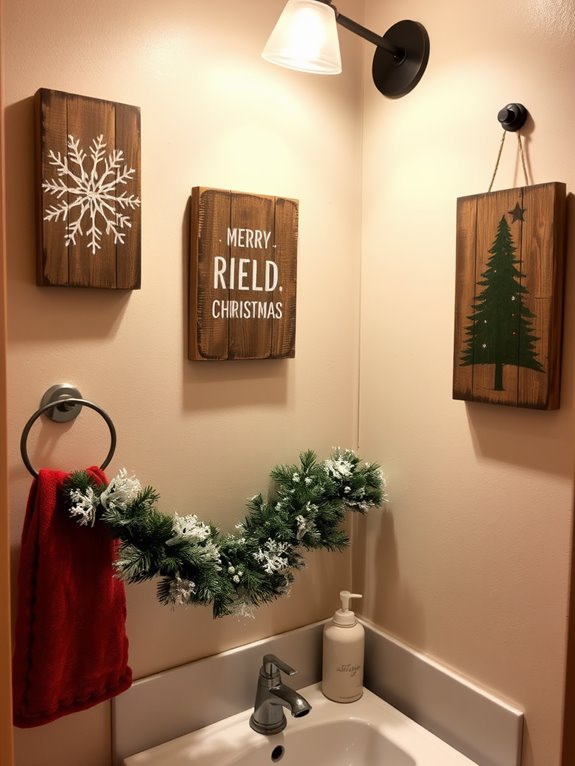 handcrafted natural timber markers