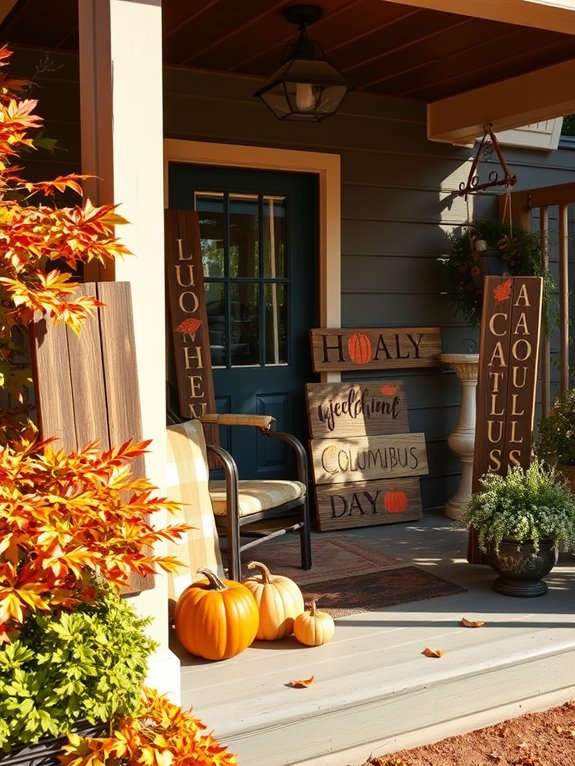 handcrafted rustic wooden signs
