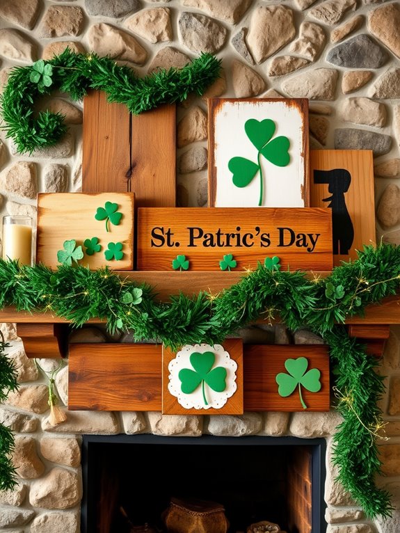 handcrafted wooden signage decor