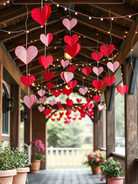 handmade festive love decorations