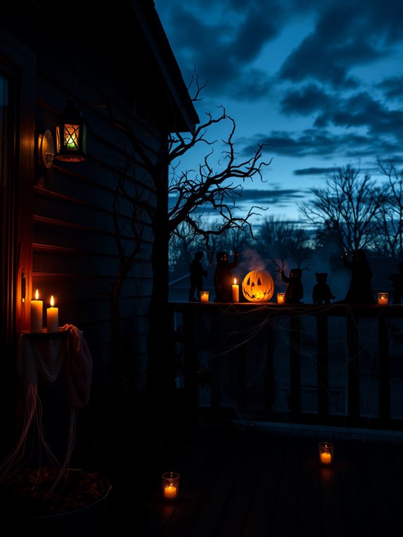 haunting eerie silhouettes effect