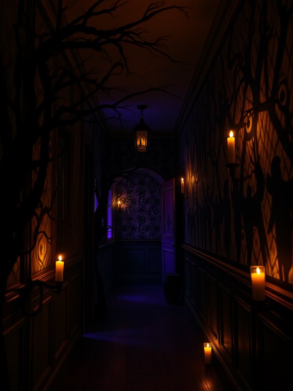 haunting eerie silhouettes effect