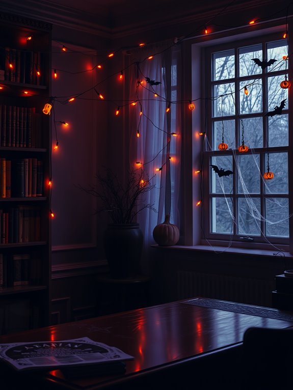 haunting illuminated decorative accents
