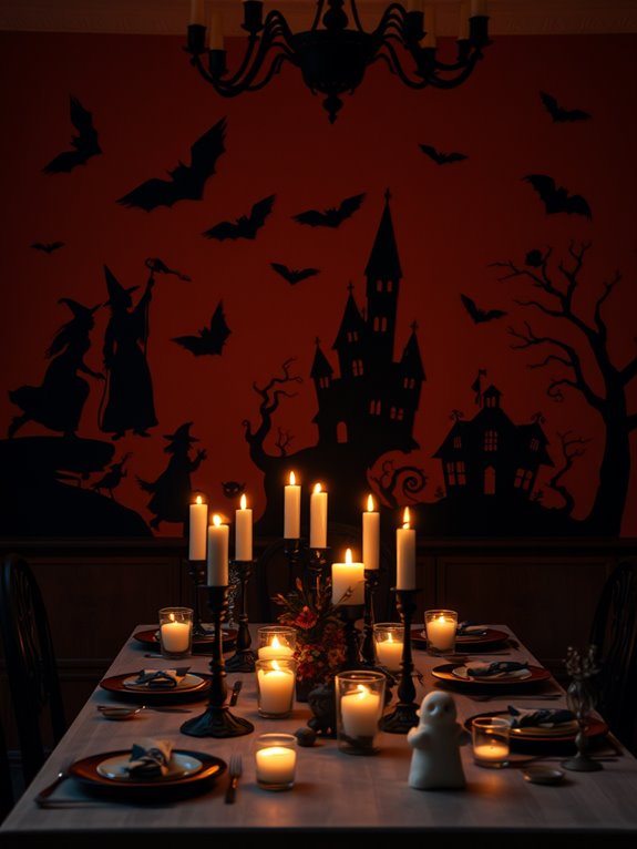 haunting shadow artwork display