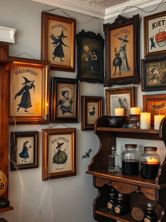 haunting vintage halloween decor
