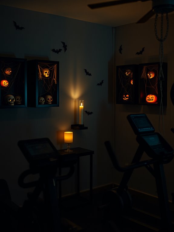 hauntingly crafted shadow displays