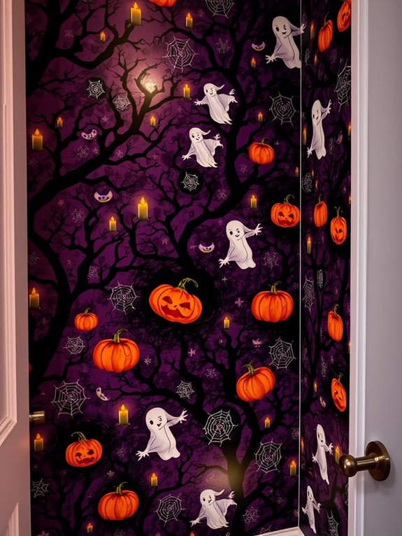 hauntingly eerie wall design