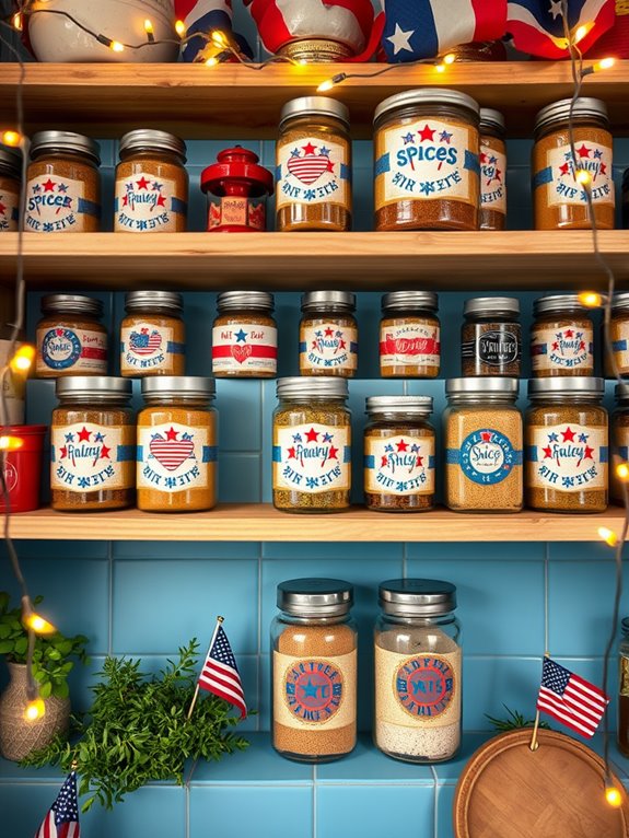 holiday season spice labels