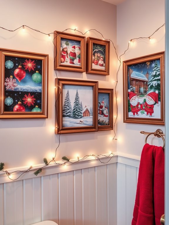 holiday themed wall decor