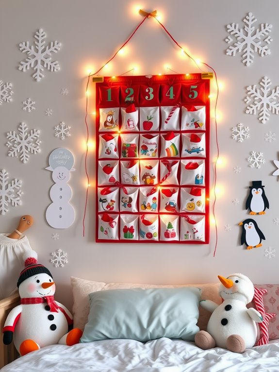 holiday themed wall decoration