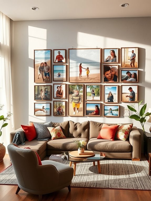 include personal images creatively