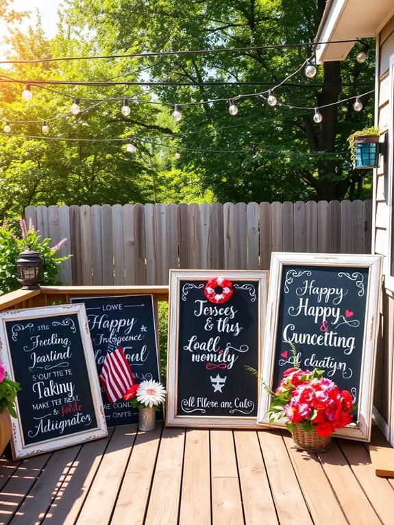independence day chalkboard quotes