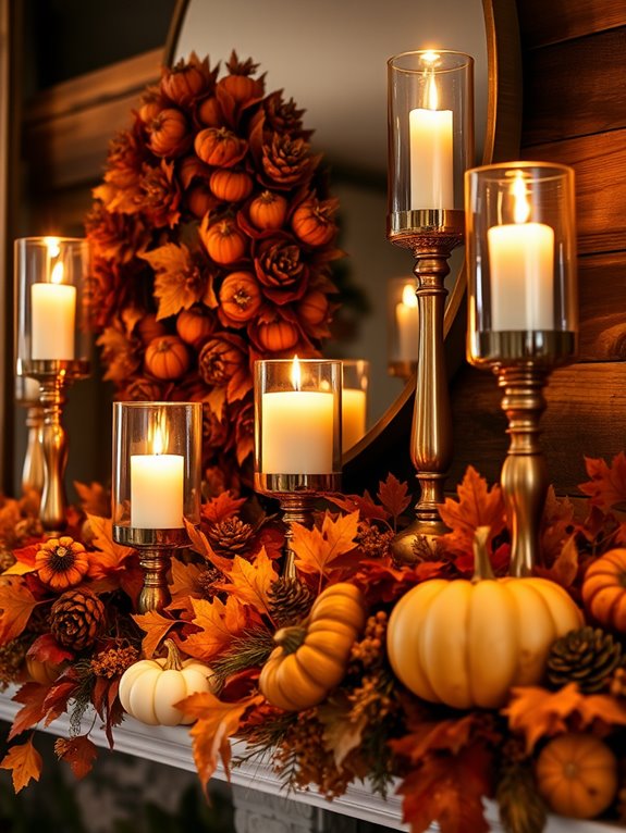 inviting candle display ideas
