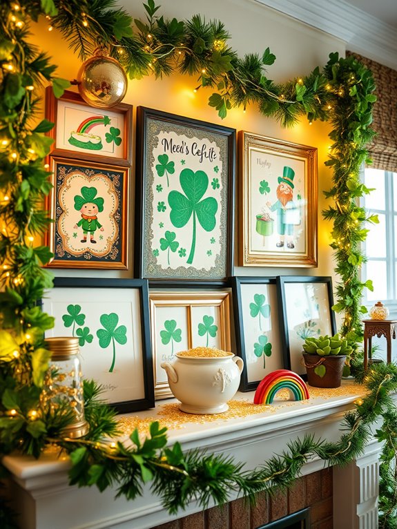 irish holiday art prints