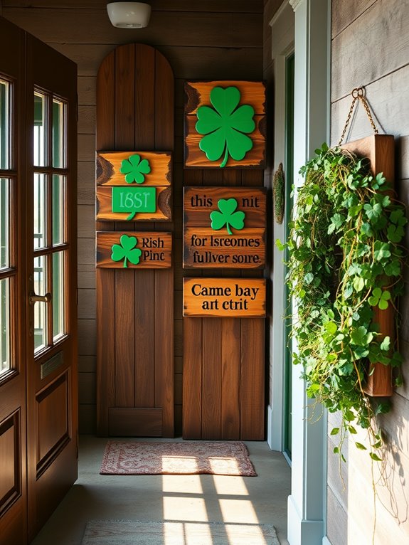 irish sayings on wood