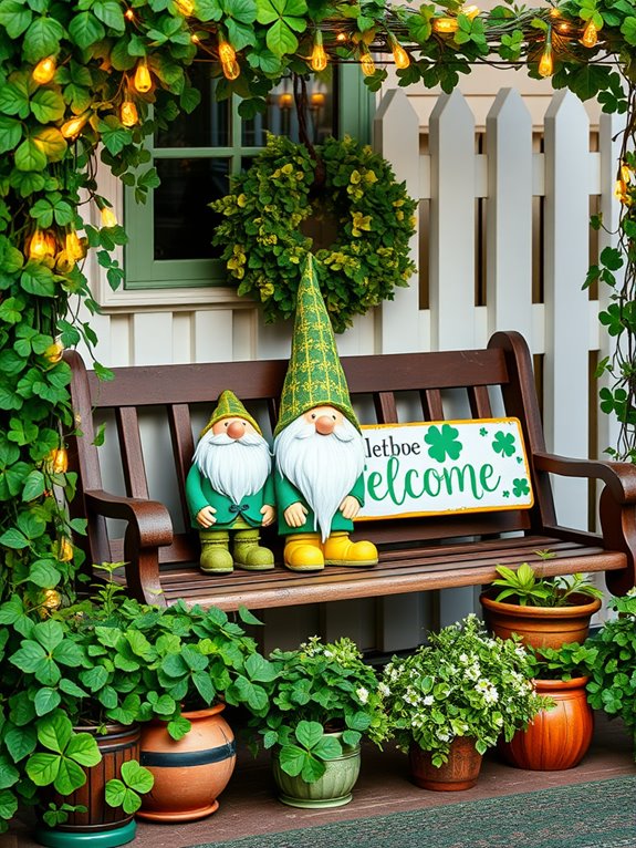 joyful gnome holiday decor