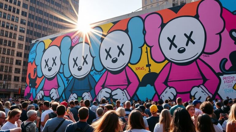 kaws wall art appeal