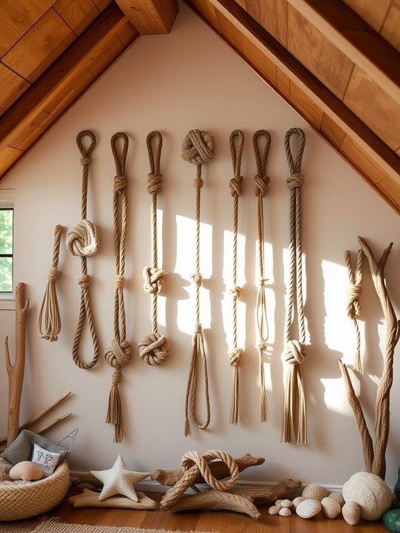 knot tying and display