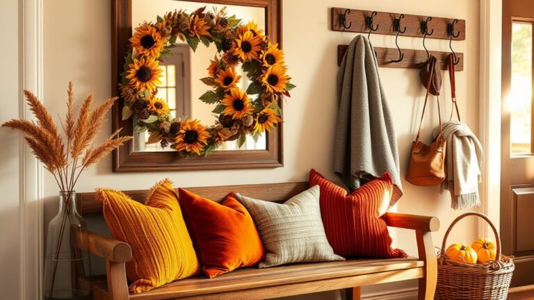 labor day entryway decor