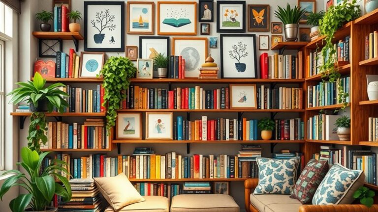 labor day library decor