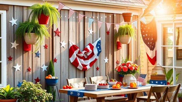 labor day patio decorations
