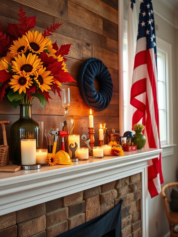 labor day symbols and icons