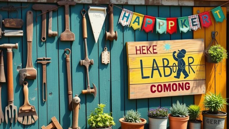 labor day wall decor