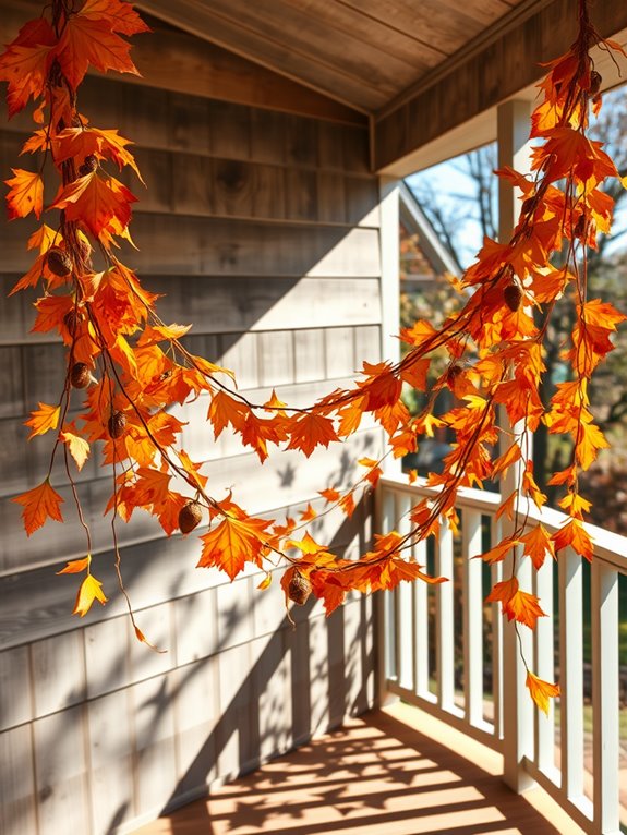 leaf and acorn garlands