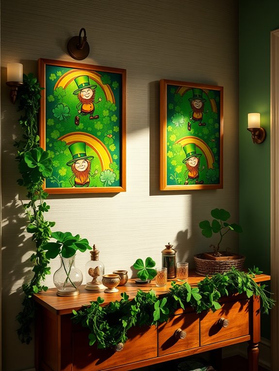 leprechaun themed artwork collection