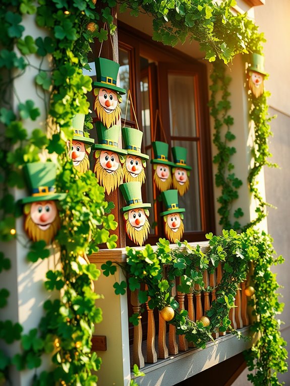 leprechaun themed door decorations diy