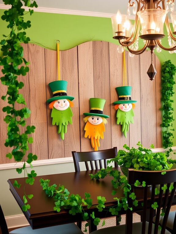 leprechaun themed wall decorations