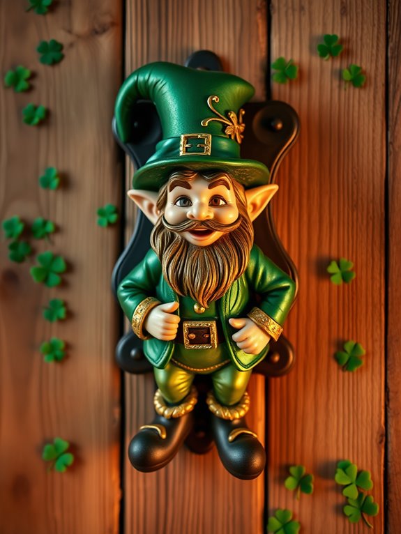 leprechaun wall figurine mount