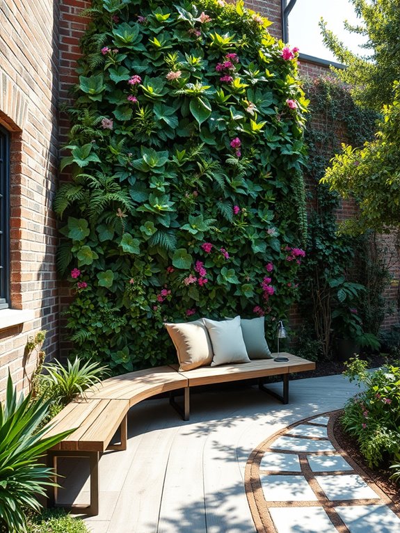 living green wall benefits