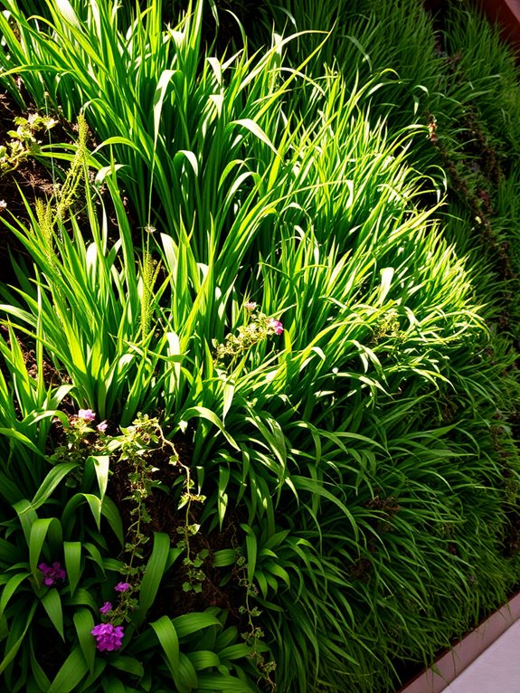 living vertical grass walls