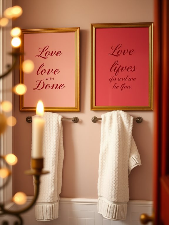 love through artistic letters
