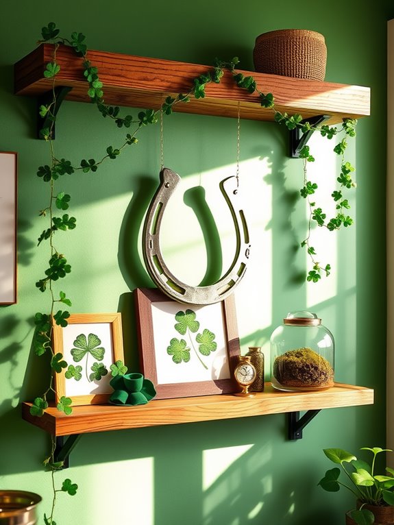 lucky horseshoe decoration idea
