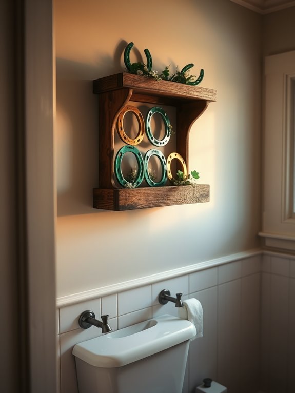 lucky horseshoe wall art